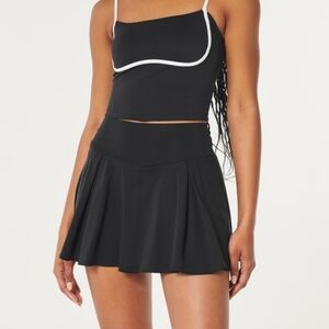 HOLLISTER Gilly Hicks Active Skortie In Black. Size S NWT